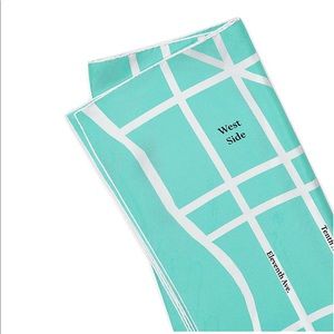 NEW TIFFANY & CO. Manhattan Map 100% Silk Scarf